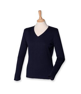 Henbury UITVERKOOP; Dames V-hals pullover - DESTINY