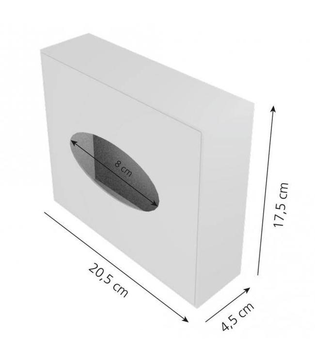 Hygostar Handschoen dispenser roestvrijstaal voor PE-handschoenen - HAUNA