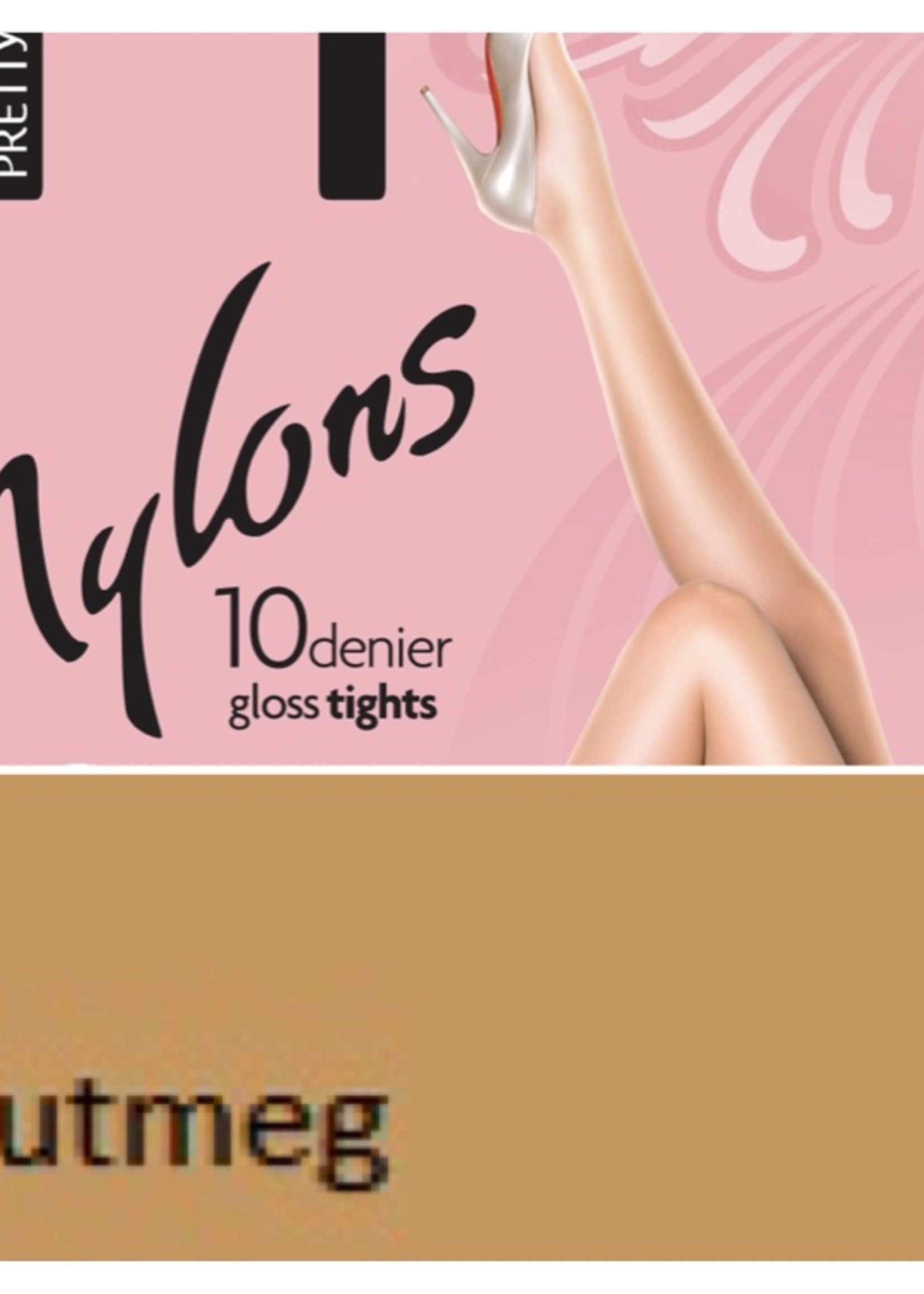 Pretty Polly  Pretty Polly 10D. "Nylons" glans panty