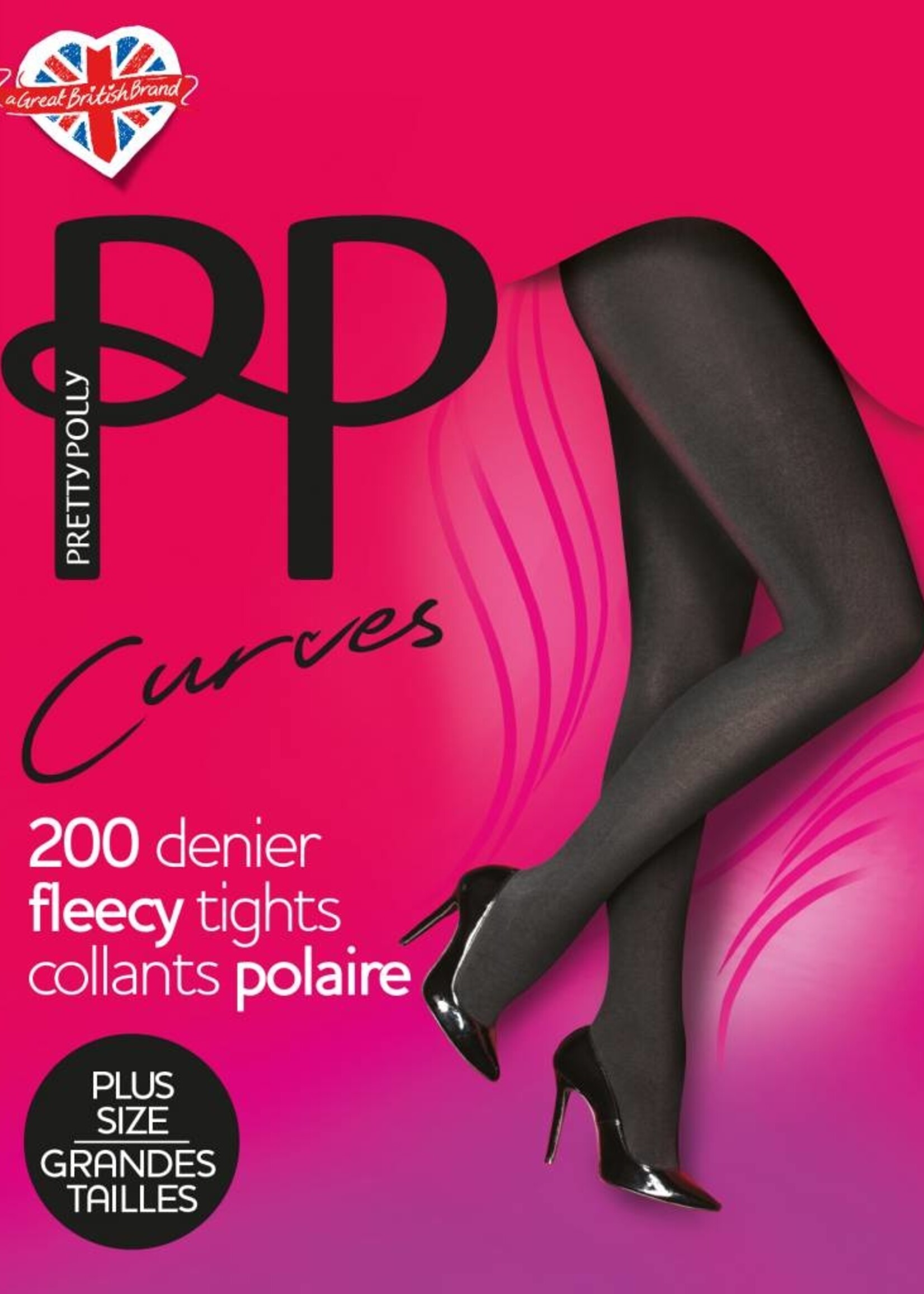 Pretty Polly  Pretty Polly 200D. Curves Fleecy panty