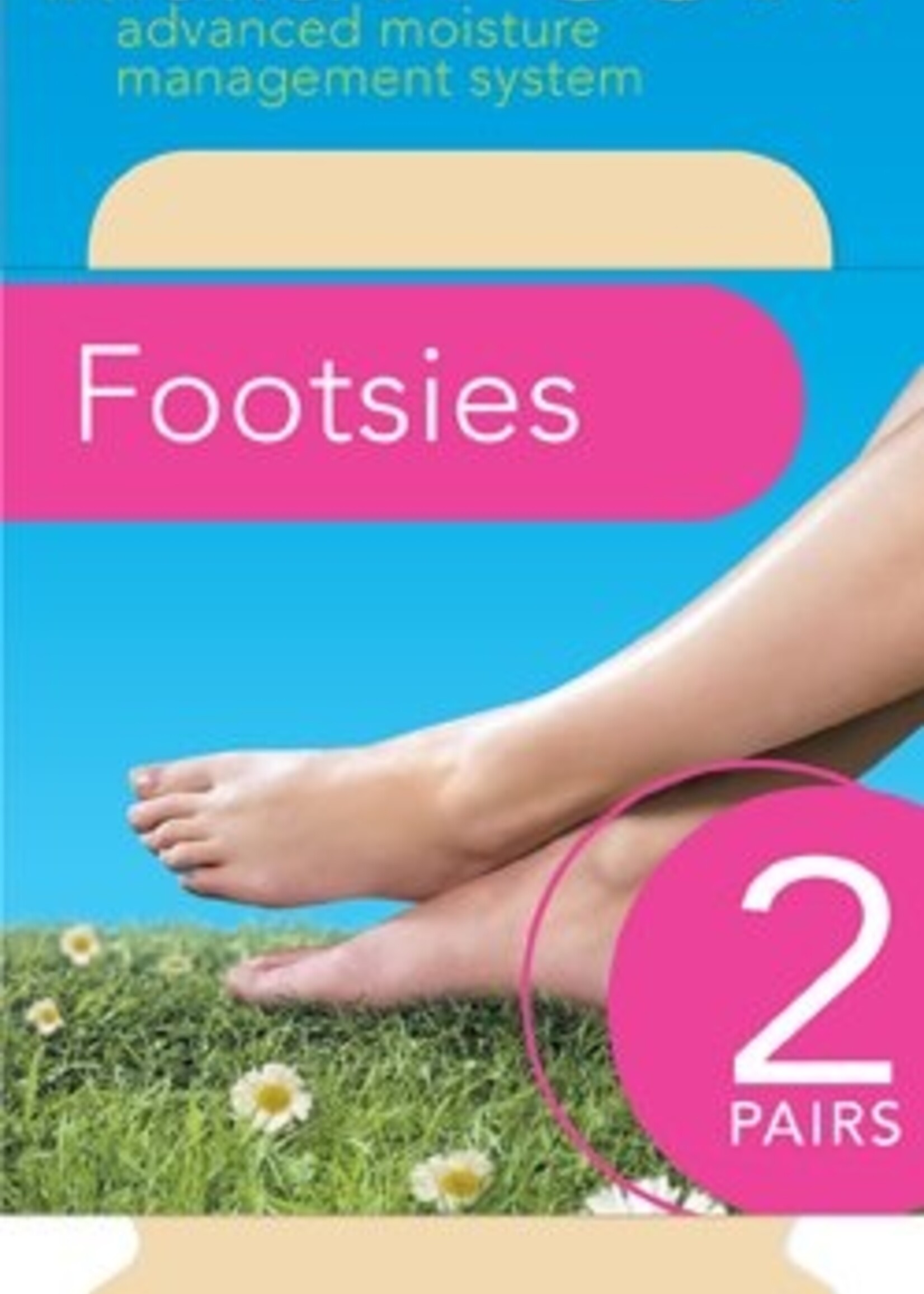 Pretty Polly  Cotton Footsies Natural  (2 paar)