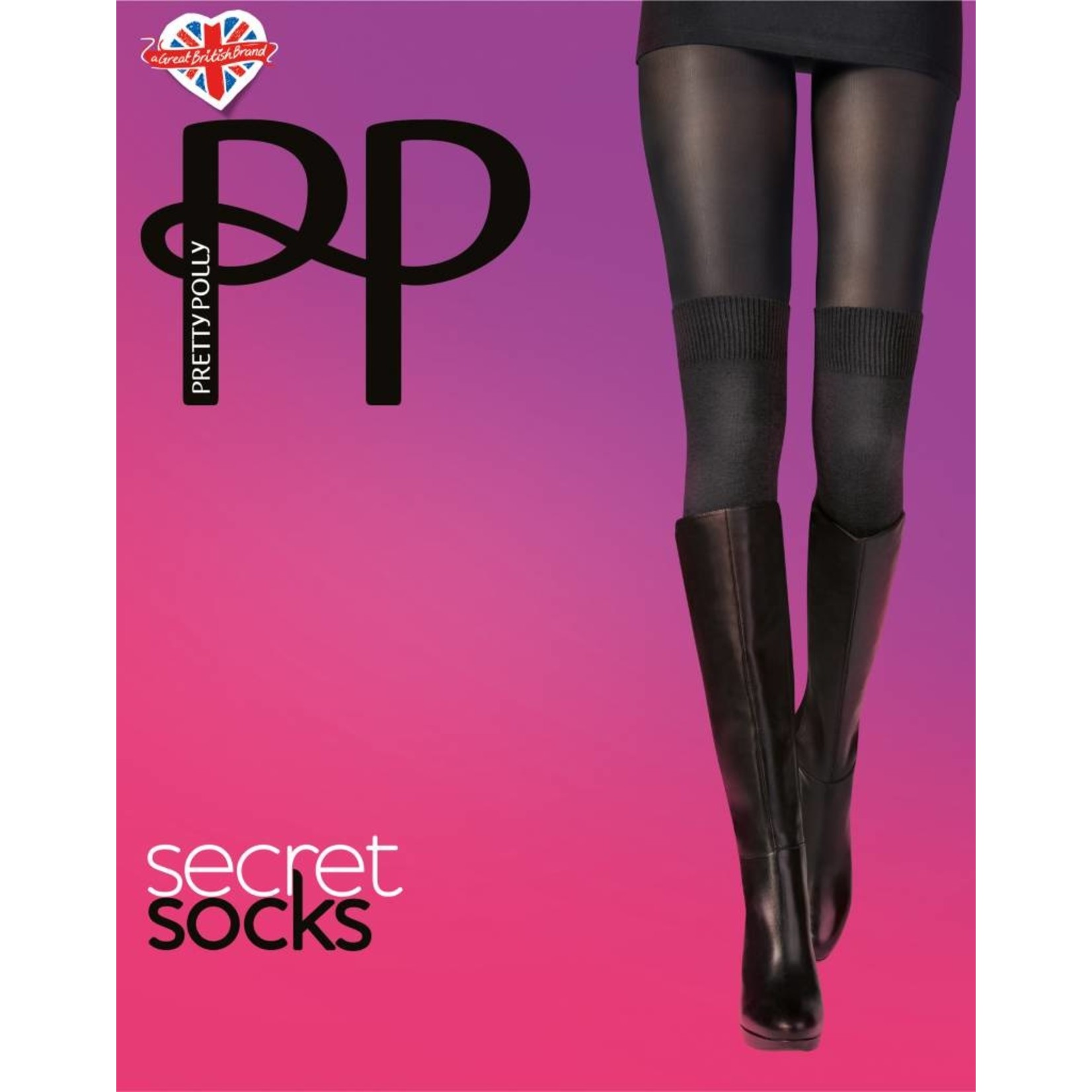 Pretty Polly  Pretty Polly Secret Socks panty 2 in 1