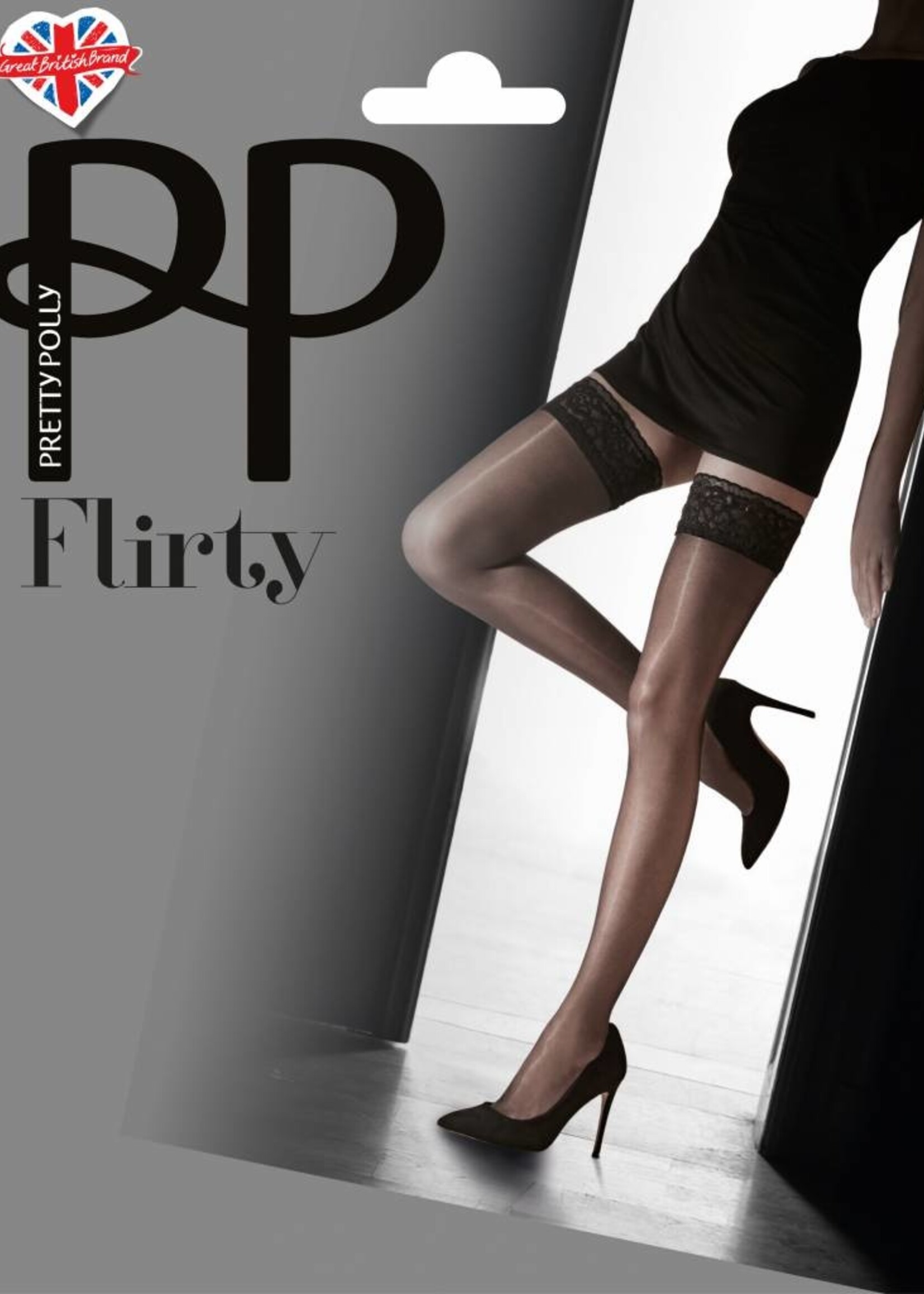 Pretty Polly  Pretty Polly “Flirty” Lace Top Hold Ups