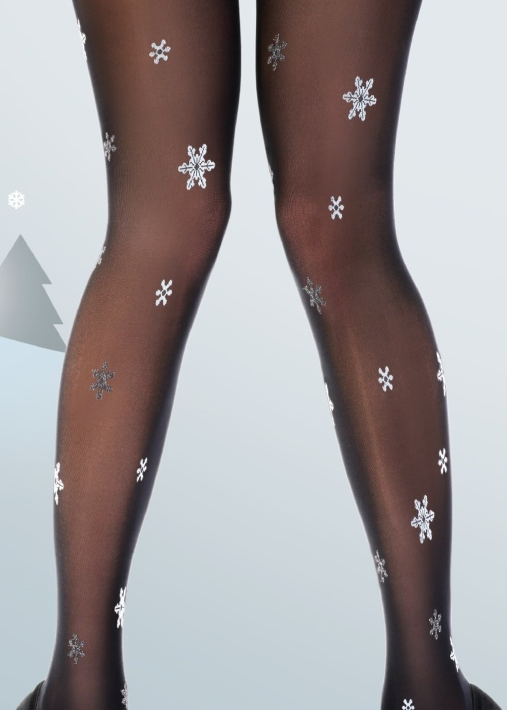 Pretty Polly  Pretty Polly X-Mas All Over Snowflake panty