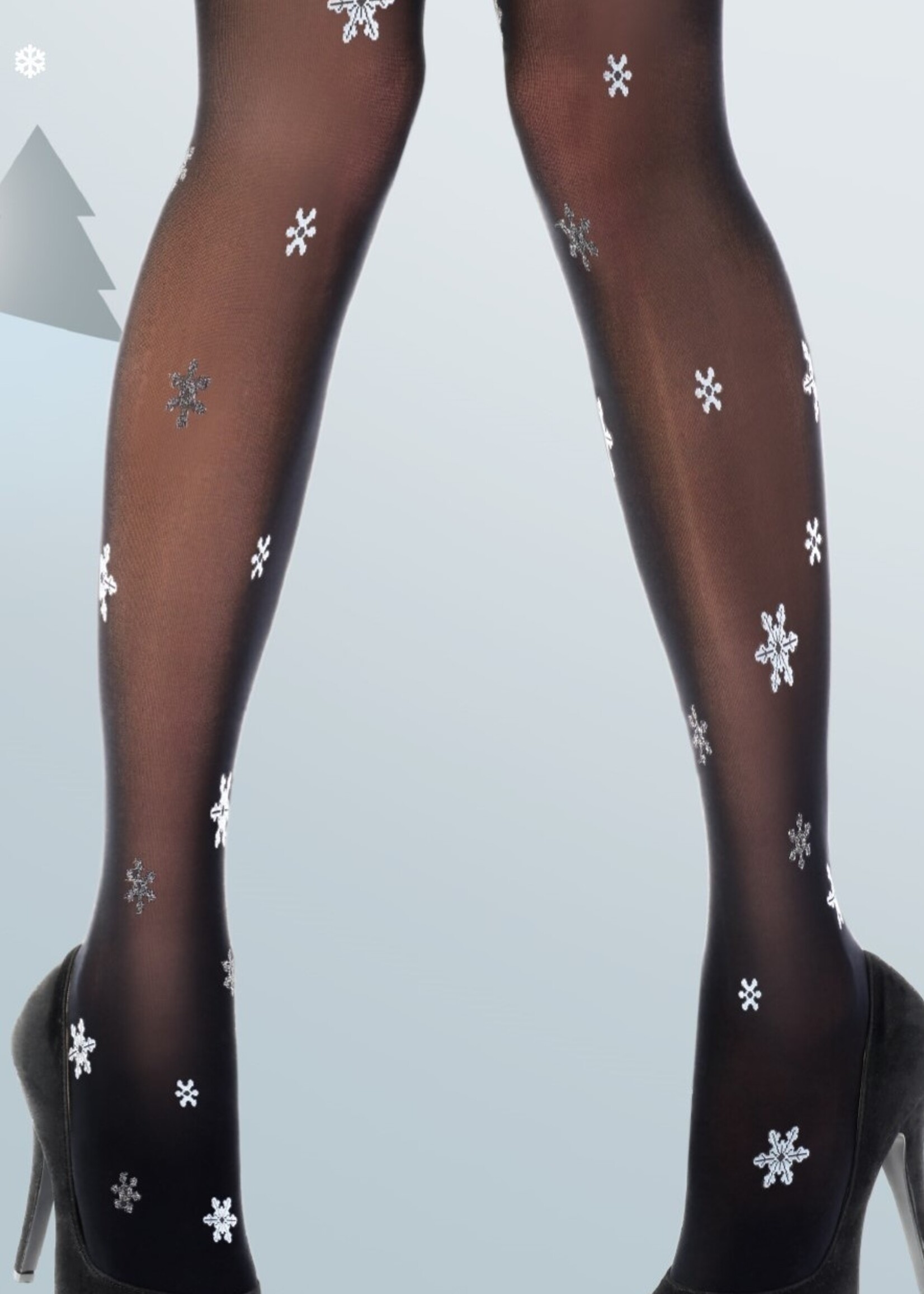 Pretty Polly  Pretty Polly X-Mas All Over Snowflake panty