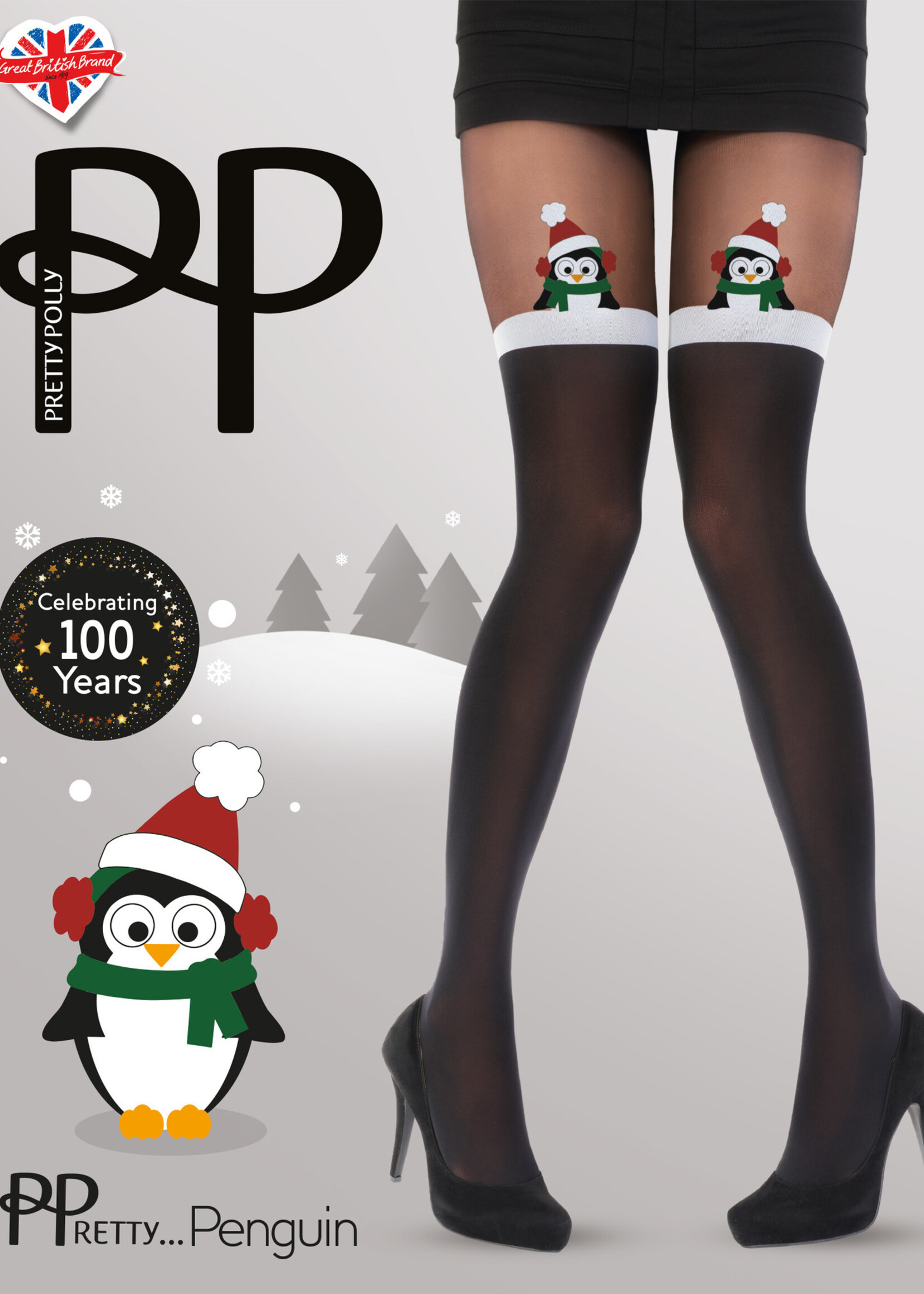 Pretty Polly  Pretty X-Mas Penguin panty