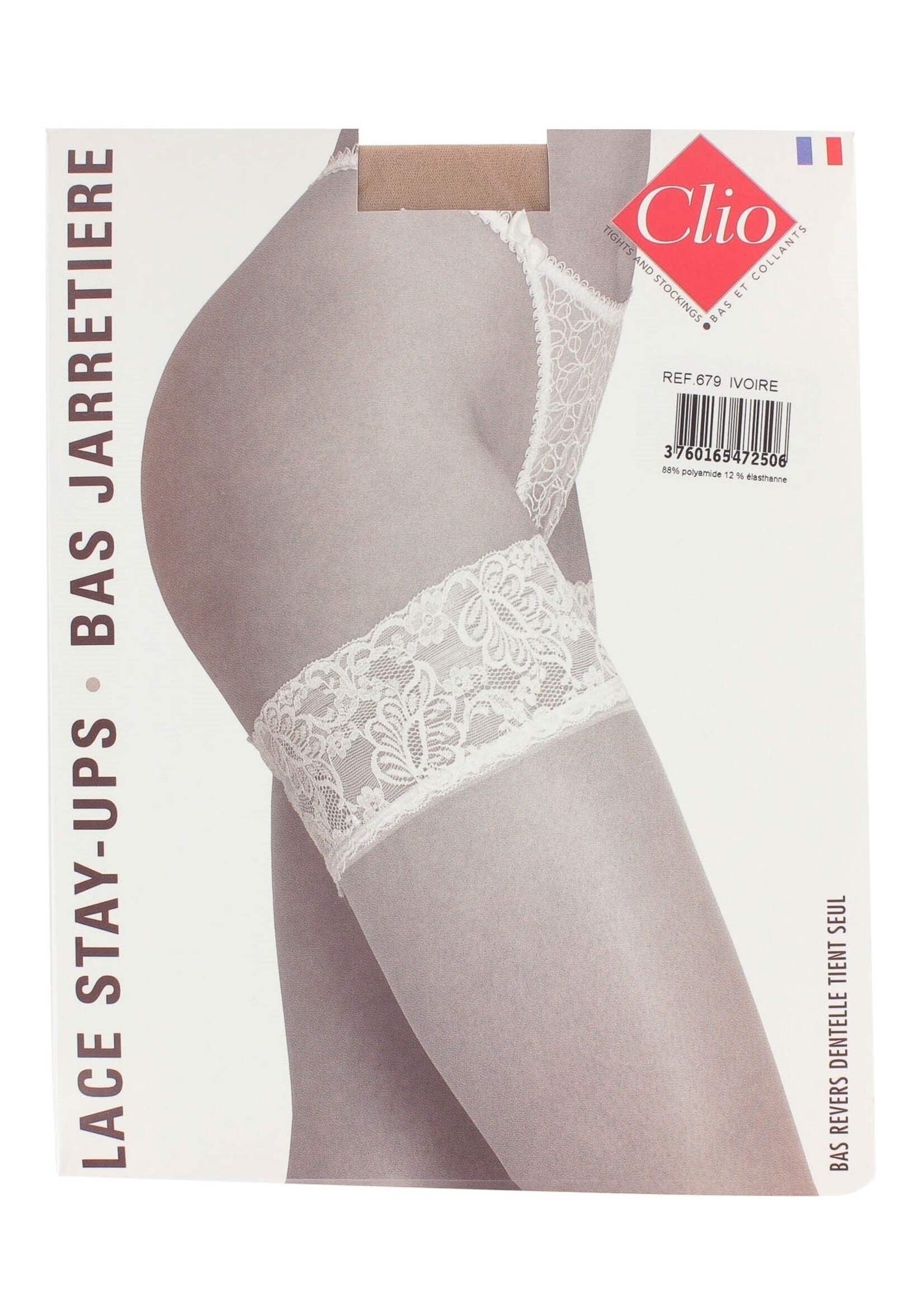 Clio  Clio 15 Denier Lace Top Hold Ups