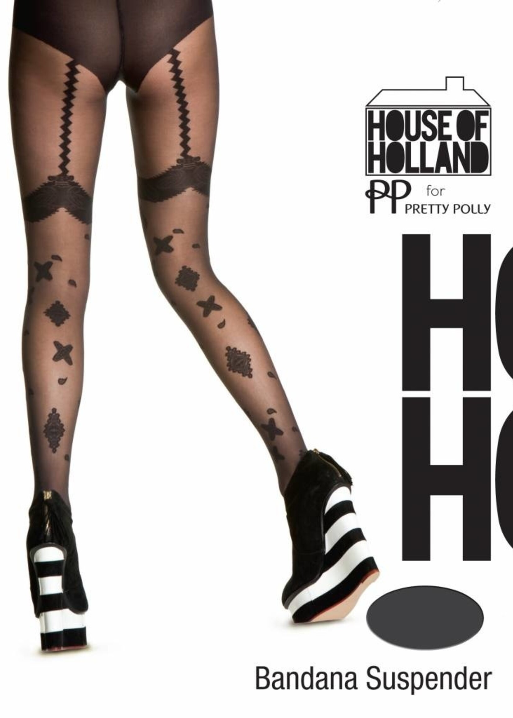 House of Holland  House of Holland Bandana Suspender panty