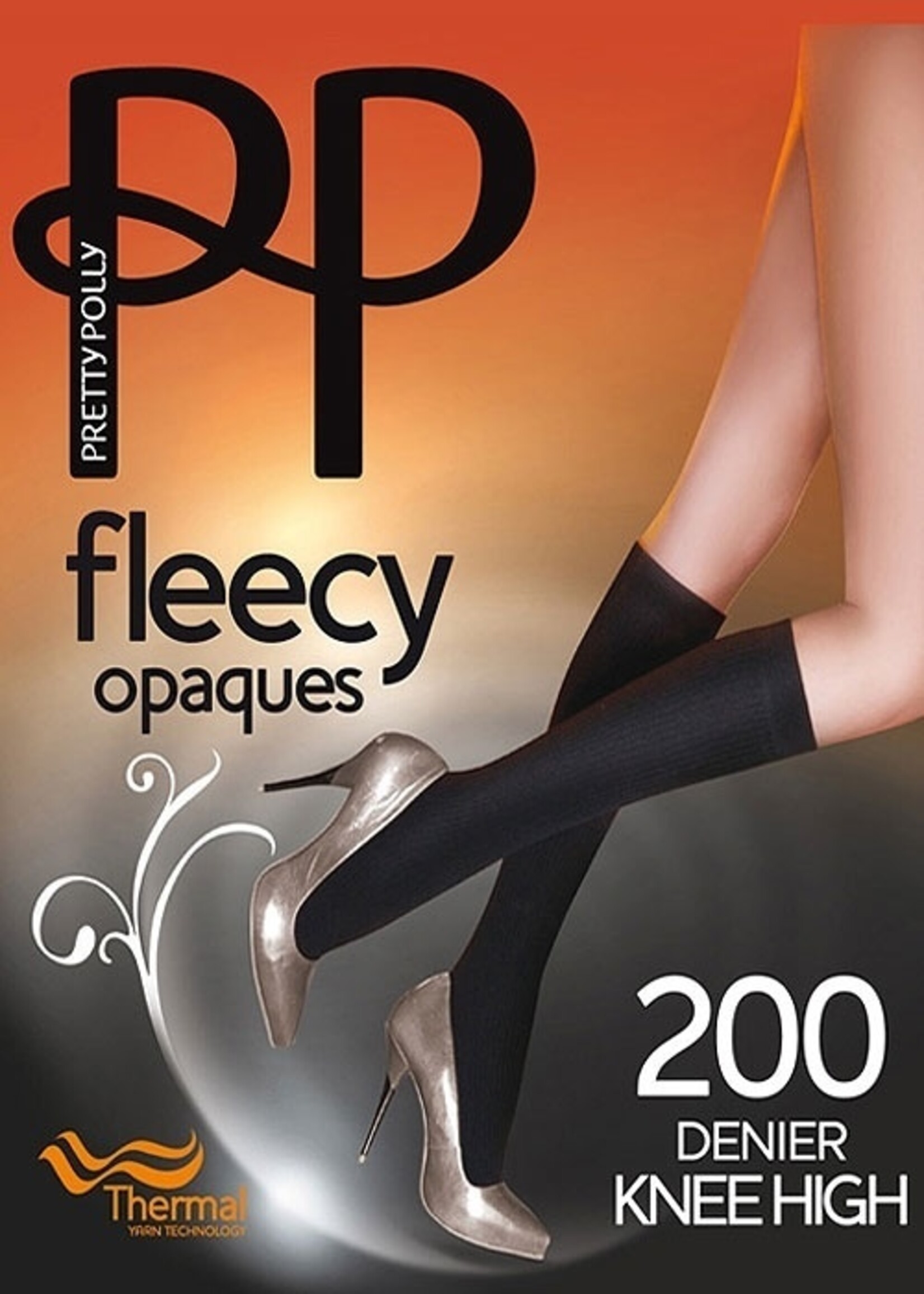 Pretty Polly  Pretty Polly 200D. Fleecy Opaque kniekousjes