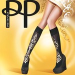 Pretty Polly Baroque Embellished Kneehighs