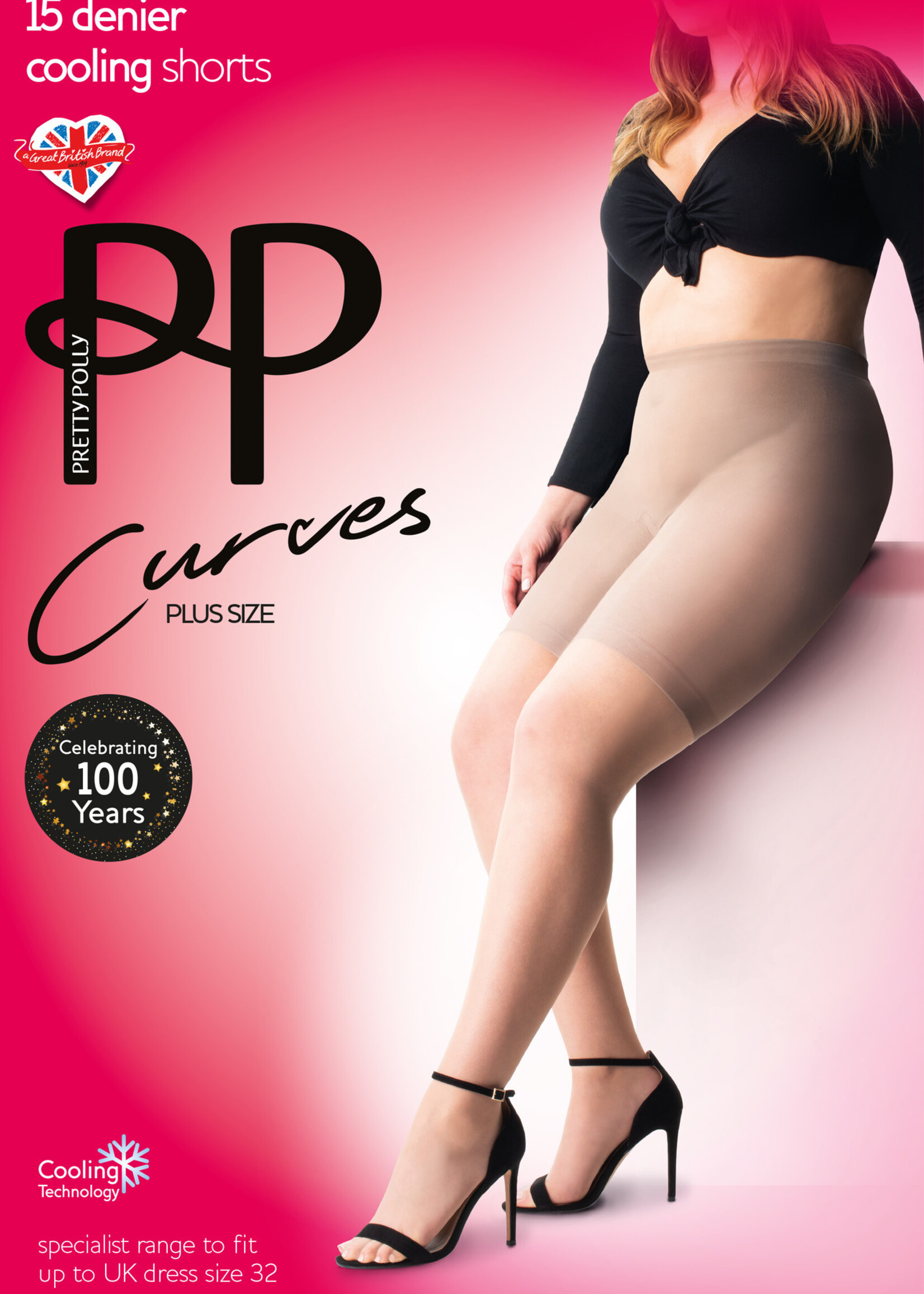 Pretty Polly  Pretty Polly Curves Cooling Shorts