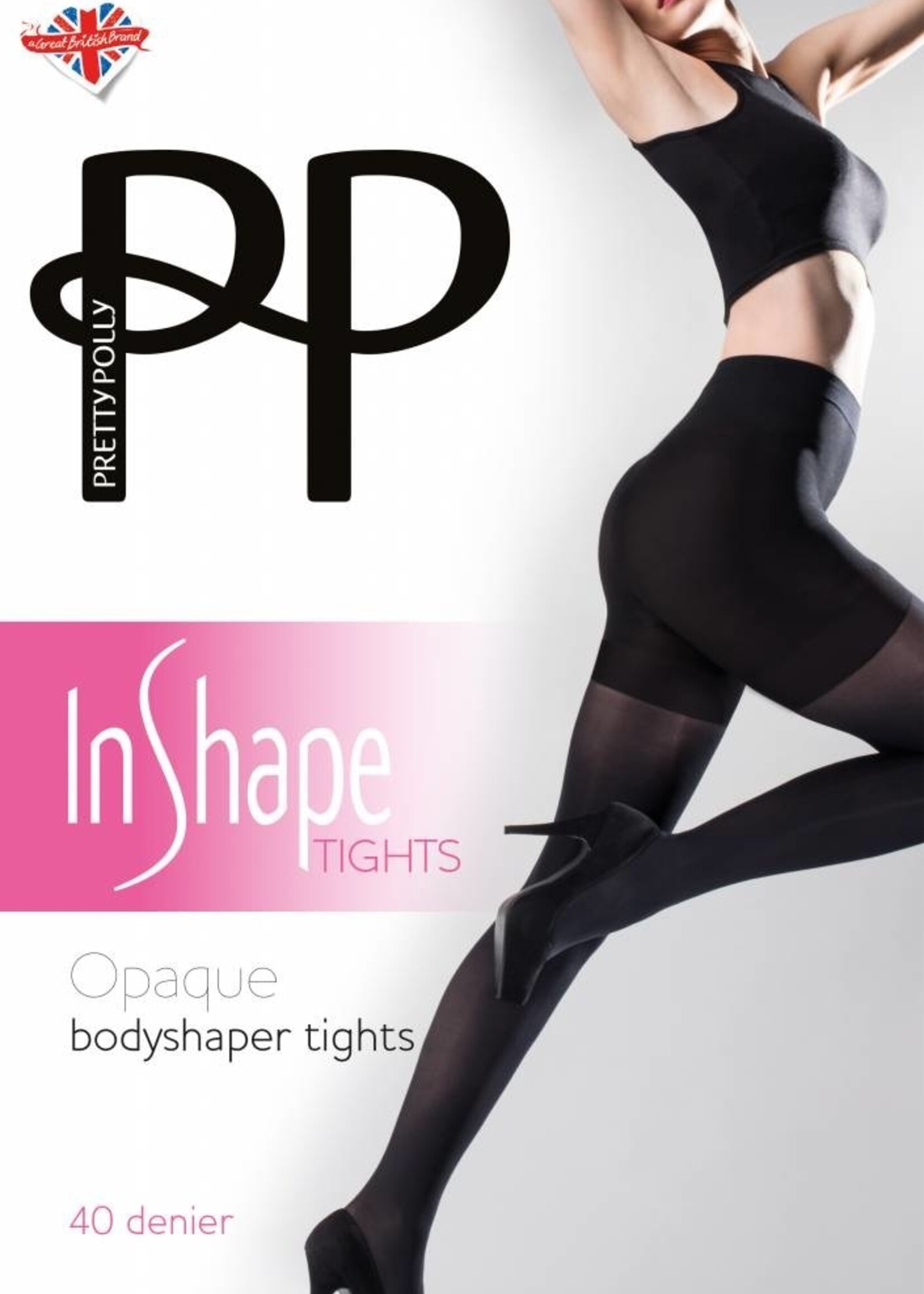 Pretty Polly  Pretty Polly 40D. Opaque Bodyshaper panty