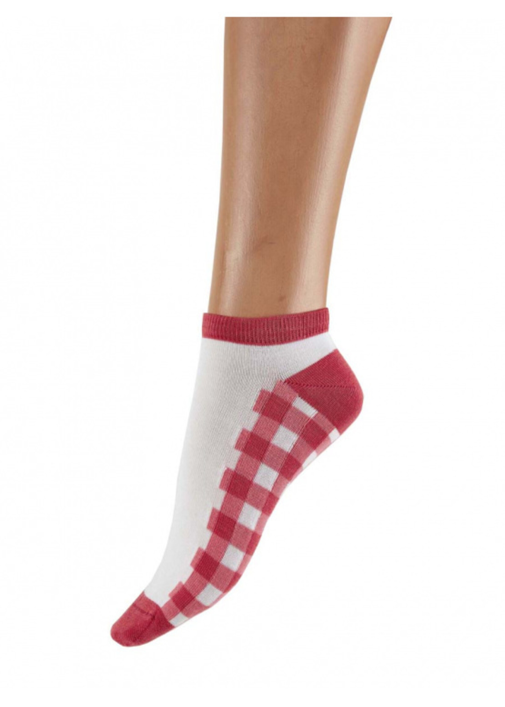 Pretty Polly  Cherry Pattern Bamboo Liners Socks 2 paar voordeelverpakking