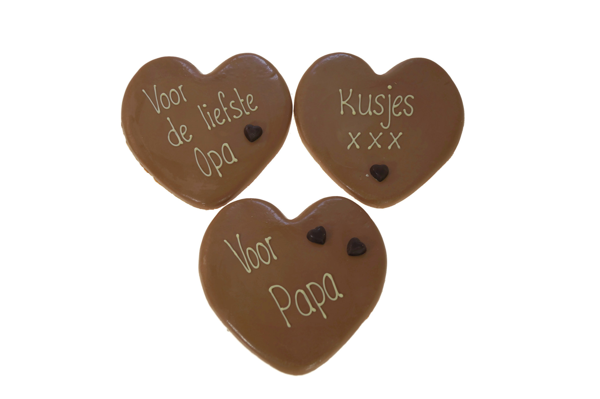 Chocohart met eigen tekst voor de allerliefst papa