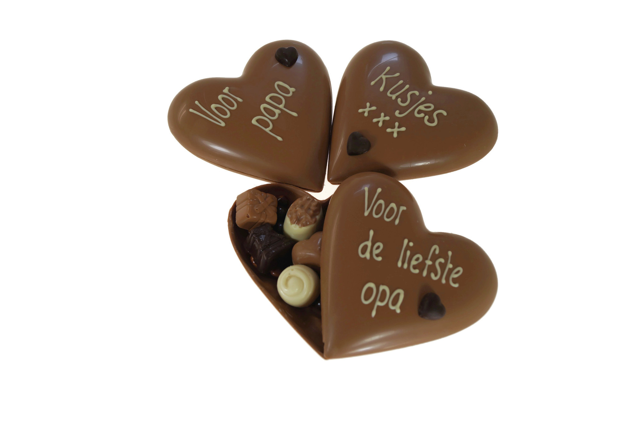 Chocoladehart speciaal voor Vaderdag