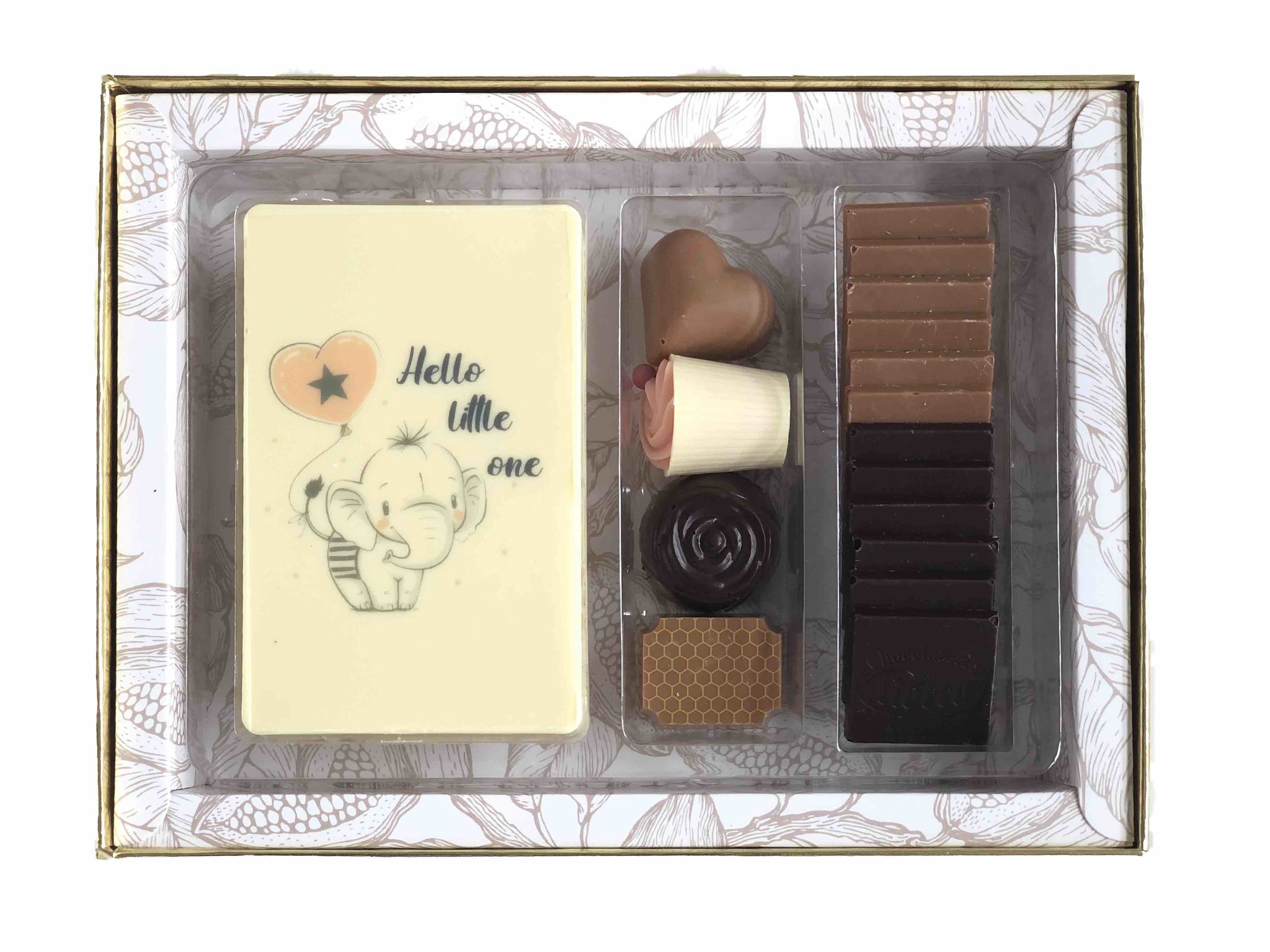 Giftbox Royal met bonbons, chocolade en napolitains Geboorte