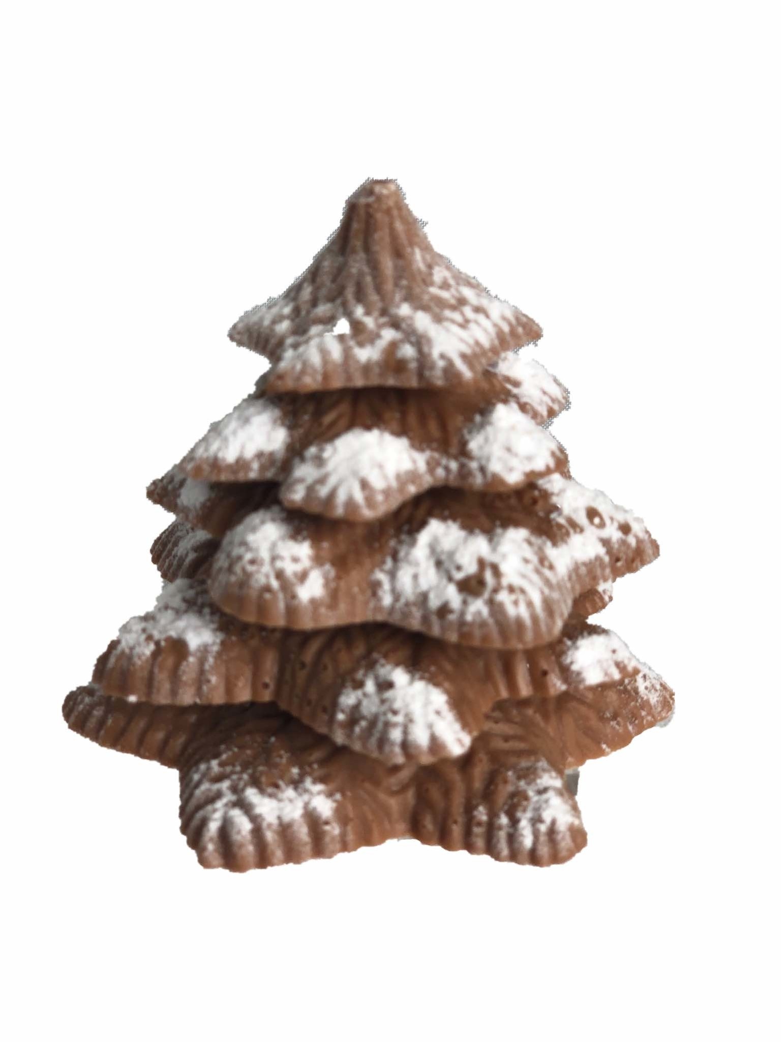 Kerstboom Gianduja met romige hazelnoot - Kerst chocolade