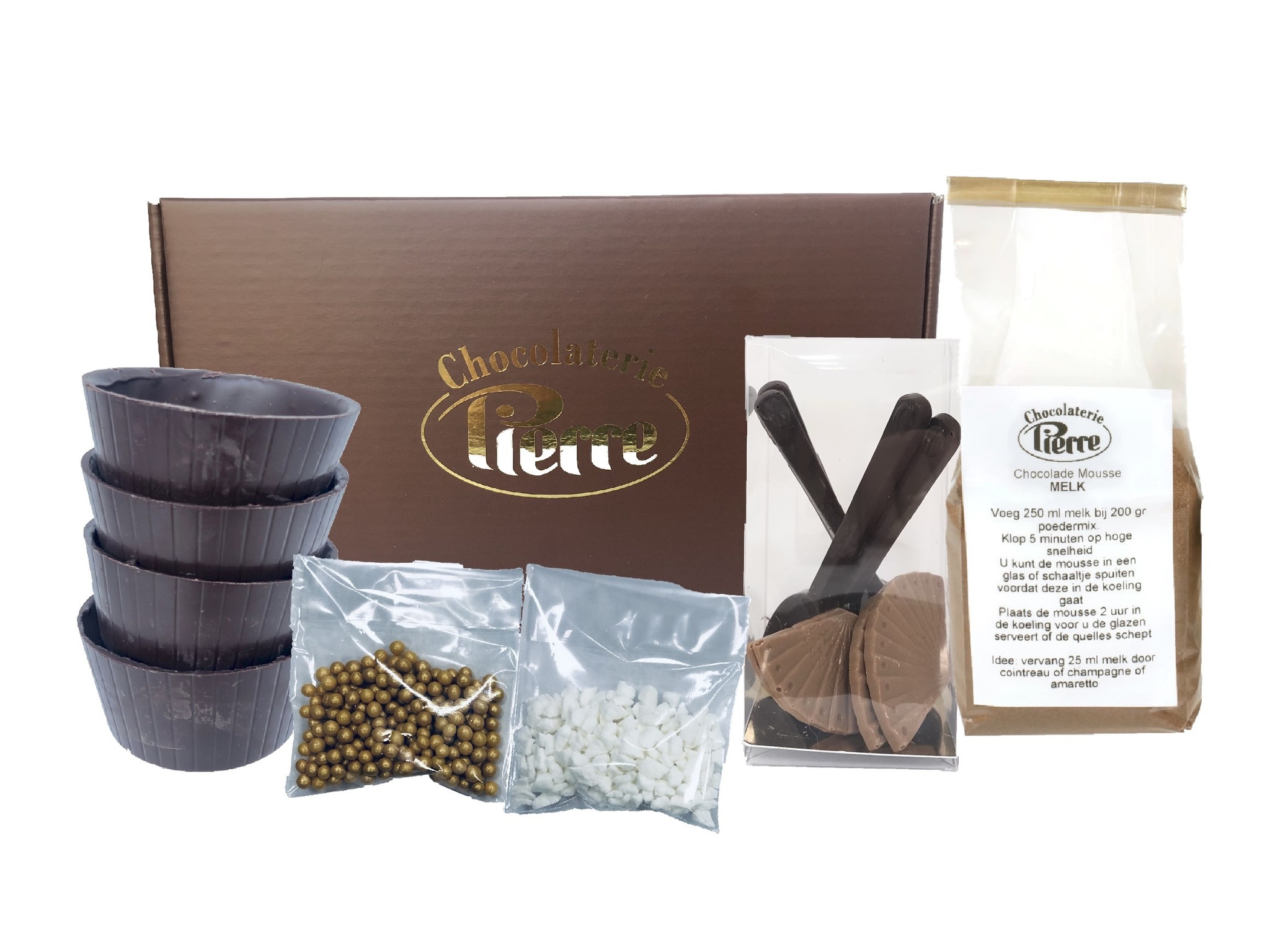 Zelf aan de slag met dit heerlijke chocolade Dessert-pakket