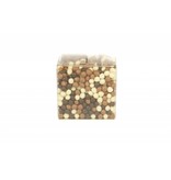 Crispy pearls met chocolade of caramelchocolade - decoratie voor baksels