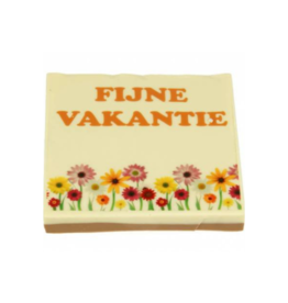 Fijne vakantie tablet