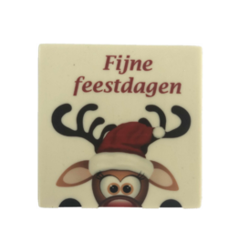Fijne feestdagen rendier tablet