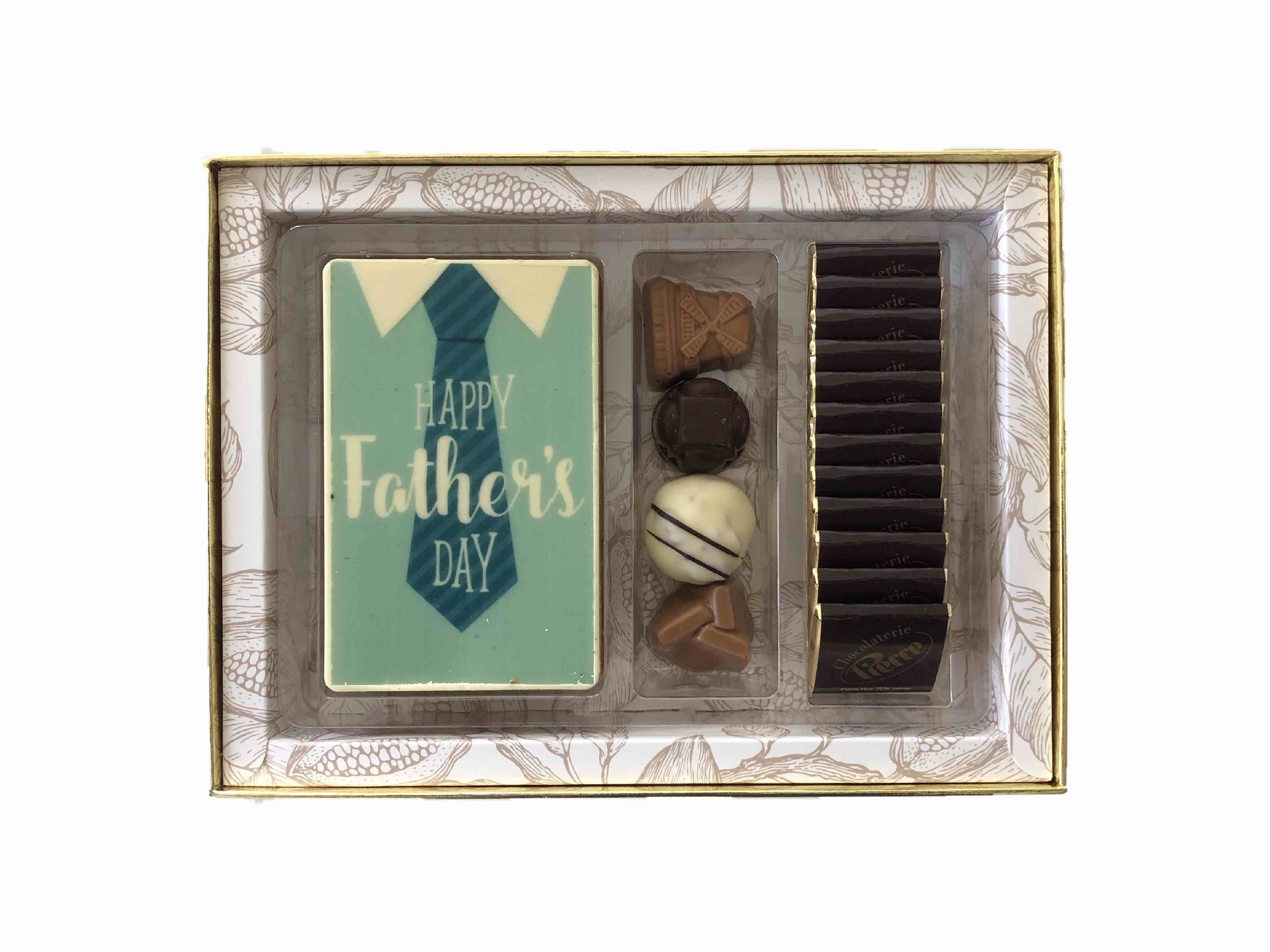 Giftbox Royal met bonbons, chocolade en napolitains voor Vaderdag