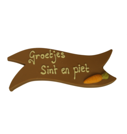 Vaandel Groetjes Sint