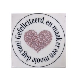 Gefeliciteerd & mooie dag tablet