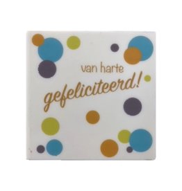 Gefeliciteerd met stippen tablet