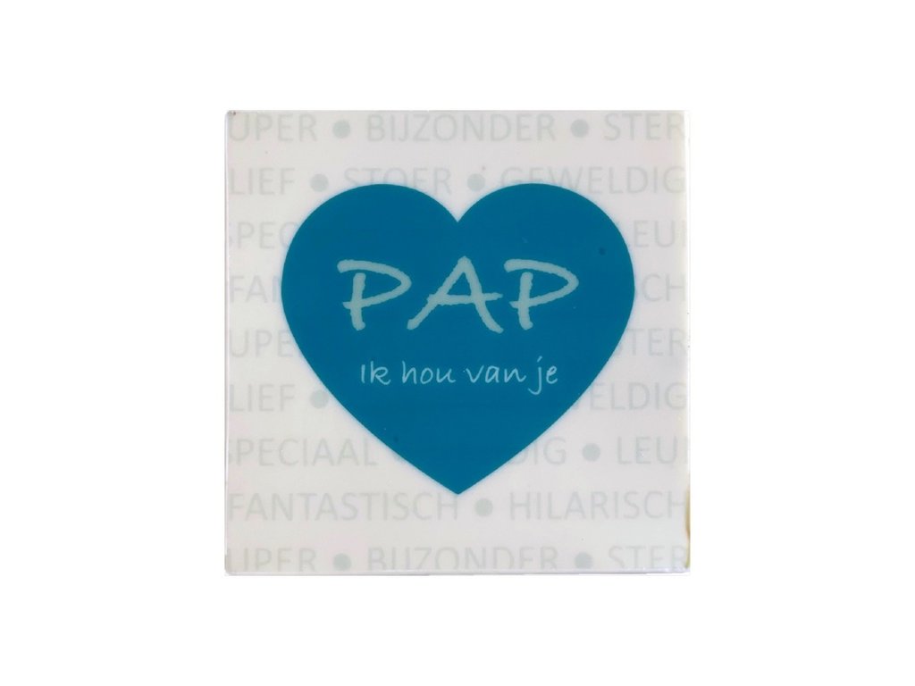 Pap ik hou van je tablet