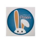 Chocoladetablet Vrolijk Pasen - chocolade voor Pasen