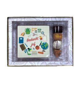 Giftbox Classic bedankt juf/meester