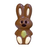 Chocolade Geboorte Konijn – Melkchocolade Figuur in Roze, Blauw of Groen