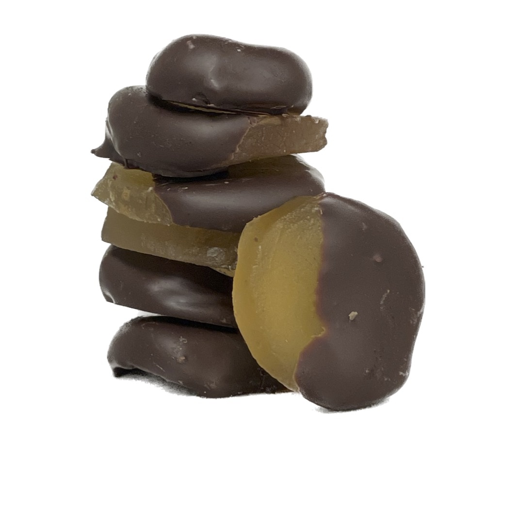 Gemberstaafjes  met chocolade
