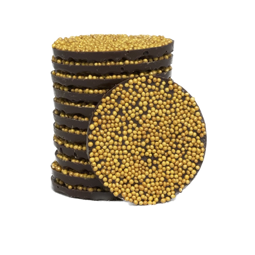 Musketflikken Goud - feestelijke chocolade flikken - Kerst chocolade