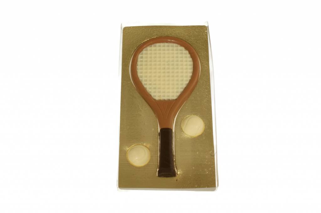 Tennisset van chocolade