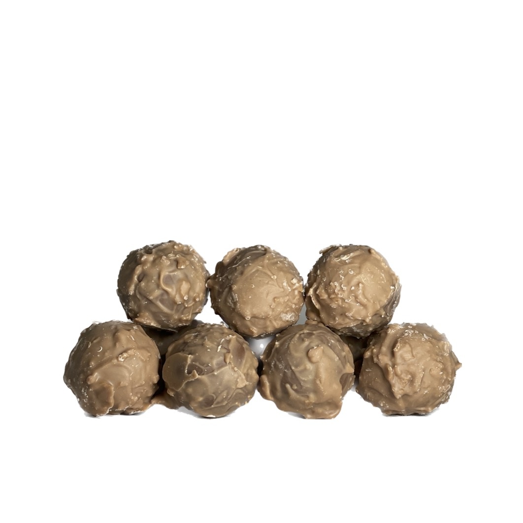 Praliné truffels - Ambachtelijke truffels met hazelnoot & melkchocolade