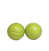 Chocolade tennisballen op ware grootte (2 stuks)