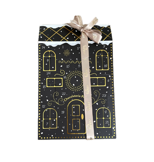 Adventskalender met chocolade verrassingen - Kerstchocolade