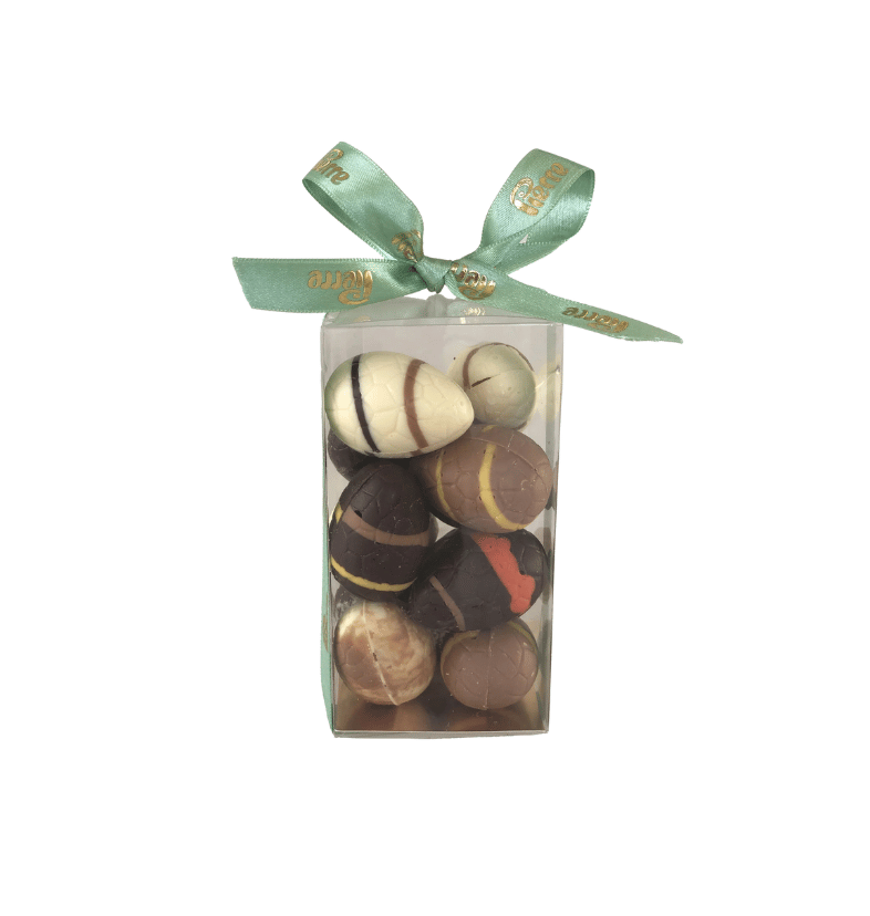 Bonbon Paaseitjes – doosje met gevulde chocolade eitjes - Chocolade voor Pasen