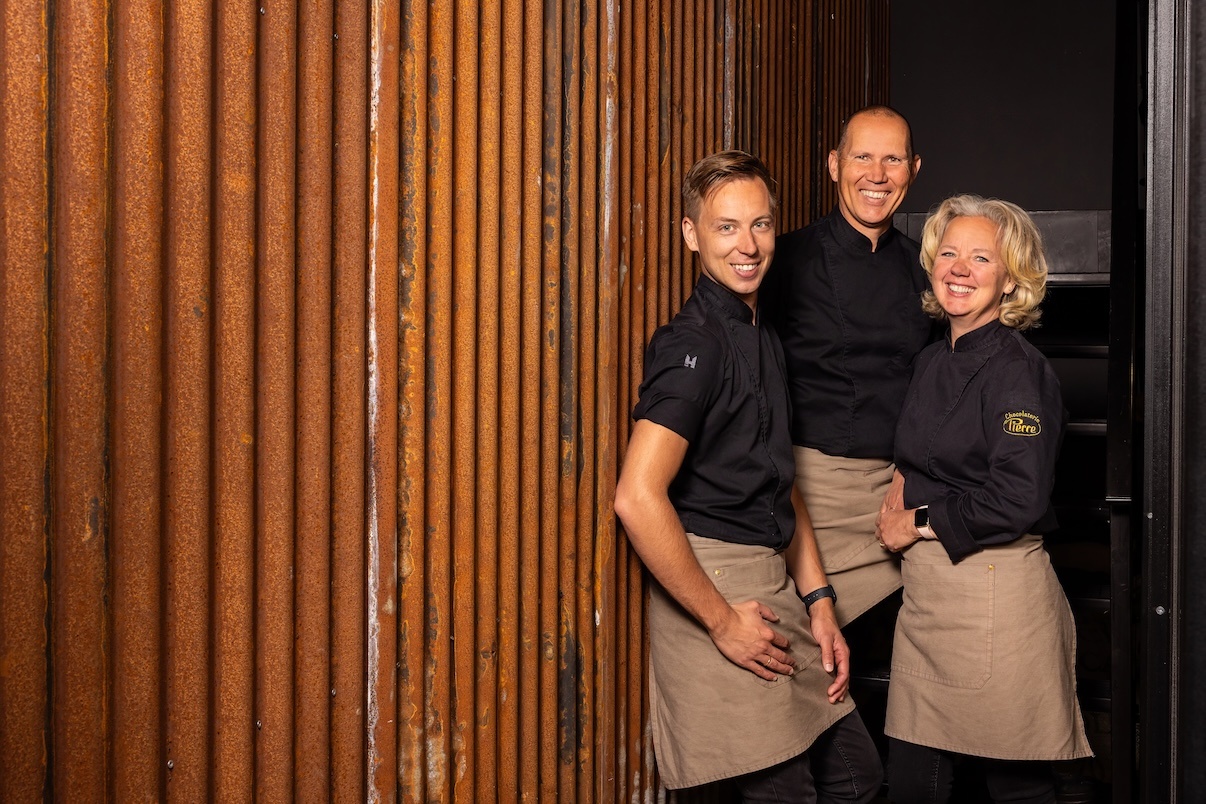 eigenaar chocolaterie pierre - Gert, Karin en Jeffrey van Soest