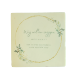 Chocoladetablet Bedankt dat je er was! - Luxe trouwchocolades