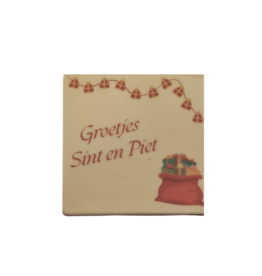 Groetjes Sint en Piet tablet