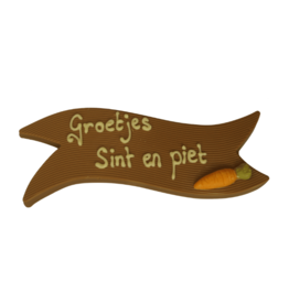 Vaandel Groetjes Sint