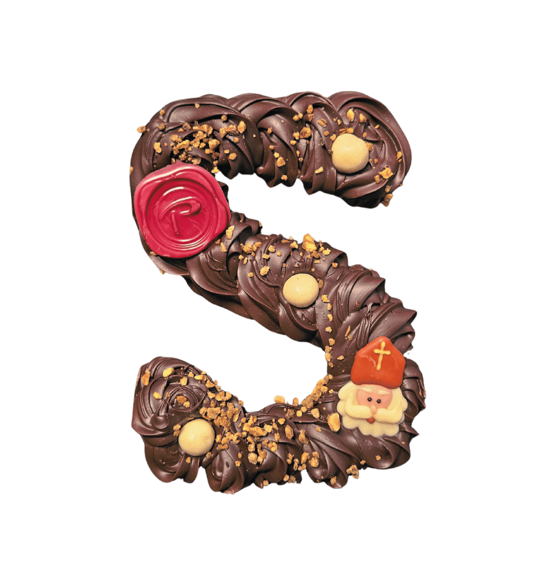 Klassieke Room Chocoladeletter - Sinterklaas chocolade