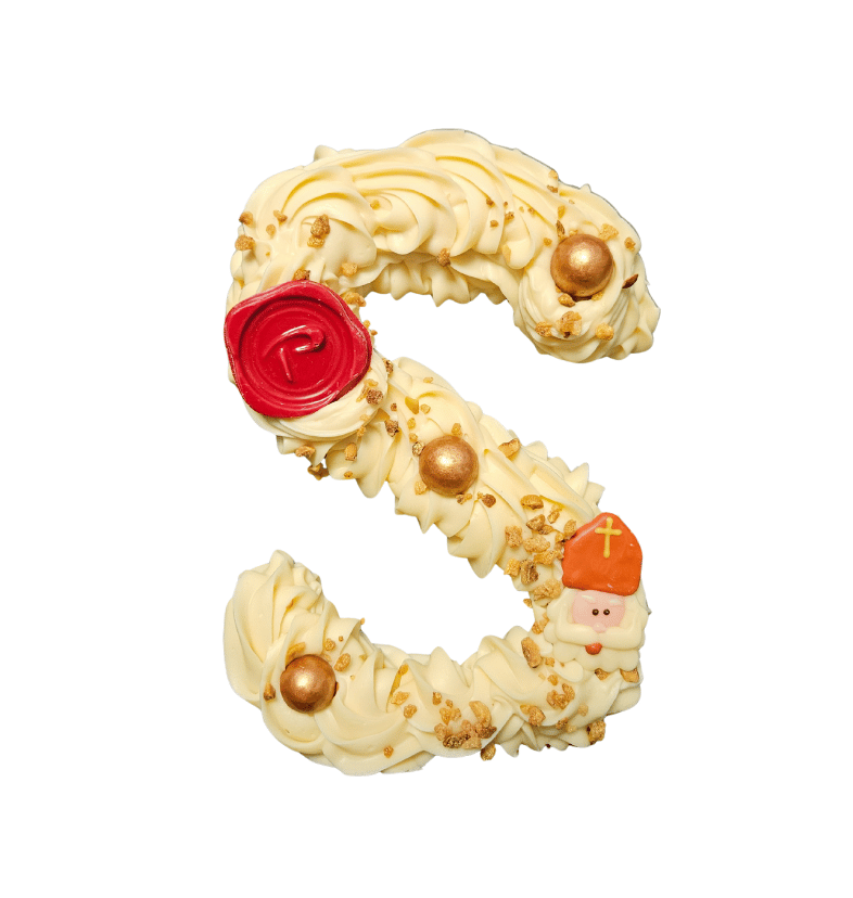 Klassieke Room Chocoladeletter - Sinterklaas chocolade