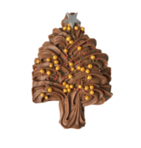 Praliné kerstboom met crispy pearls - Kerst chocolade