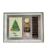 Giftbox Royal Kerst - feestelijke chocolade geschenkdoos - Luxe Kerst chocolade