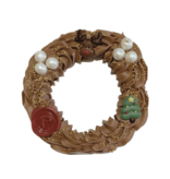 Praliné Kerstkrans met crispy pearls - Kerst chocolade