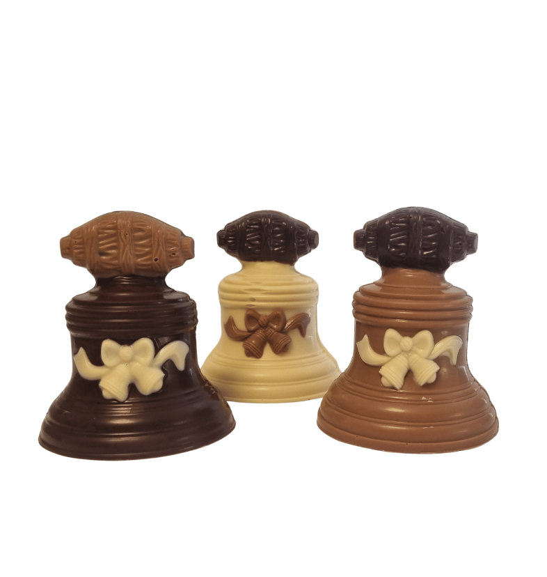 Chocolade Kerstklok - handgemaakt cadeau - Kerst chocolade
